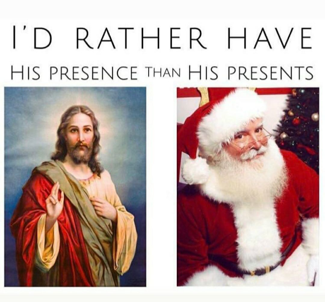 a man in a santa suit and a man in a suit